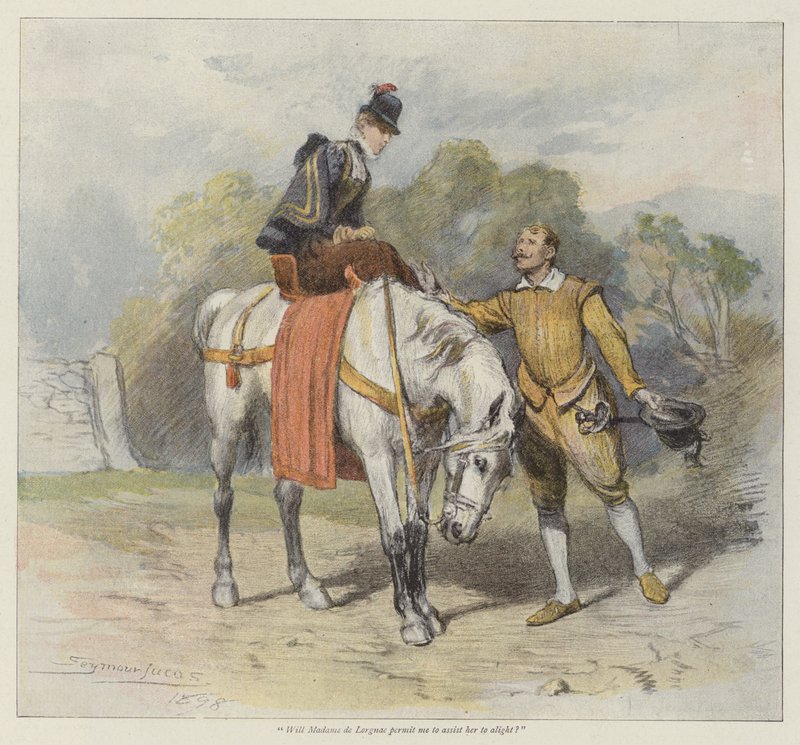 Denise'in Kalbi (chromolitho) by John Seymour Lucas