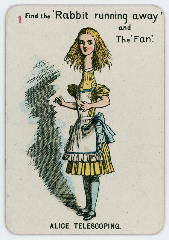 Alice Teleskop by John Tenniel