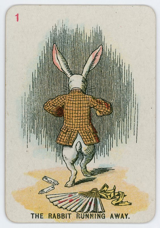 Tavşan kaçıyor by John Tenniel