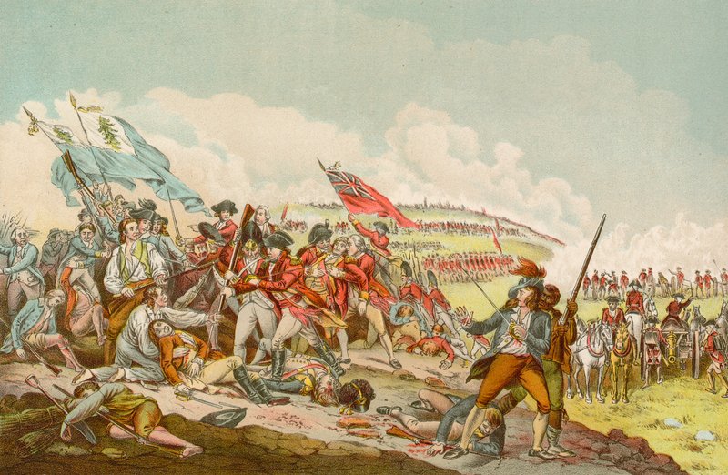 Bunker Tepesi Savaşı by John Trumbull