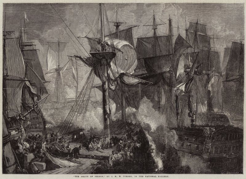 The Death of Nelson  by Joseph Mallord William Turner