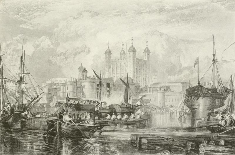 Londra kulesi by Joseph Mallord William Turner