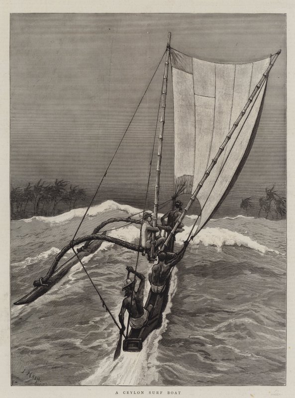 Seylan Sörf Teknesi by Joseph Nash