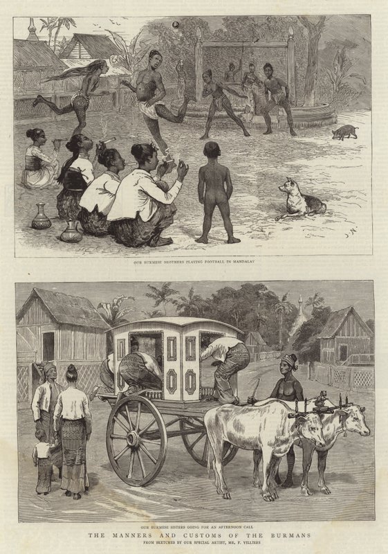 Burmalıların örf ve adetleri by Joseph Nash