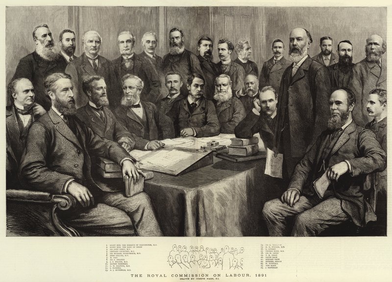 ರಾಯಲ್ ಕಮಿಷನ್ ಆನ್ ಲೇಬರ್, 1891 ಟರ್ಕ್ by Joseph Nash