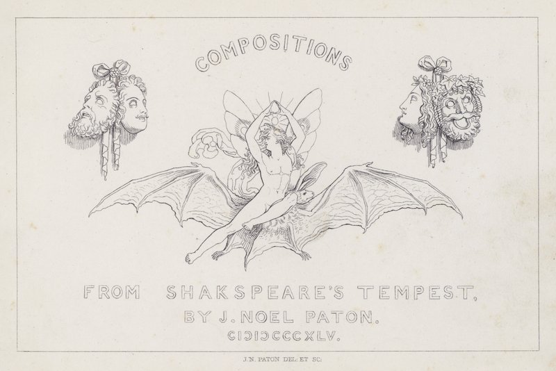 Shakespeares The Tempest  by Joseph Noel after Paton