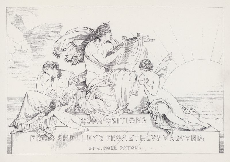 Shelleys Prometheus Bağlanmamış by Joseph Noel after Paton