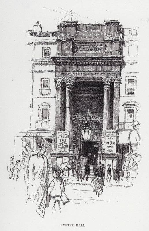 Exeter Salonu (lito) by Joseph (after) Pennell