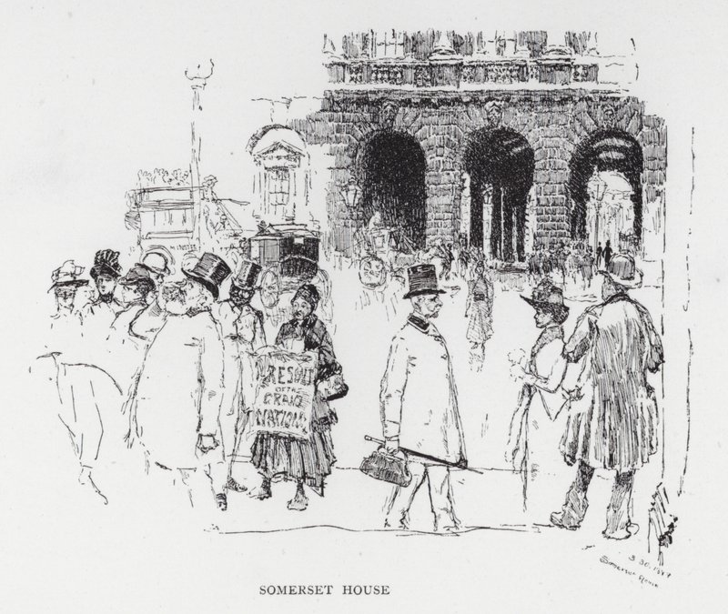 Somerset Evi (taş) by Joseph (after) Pennell