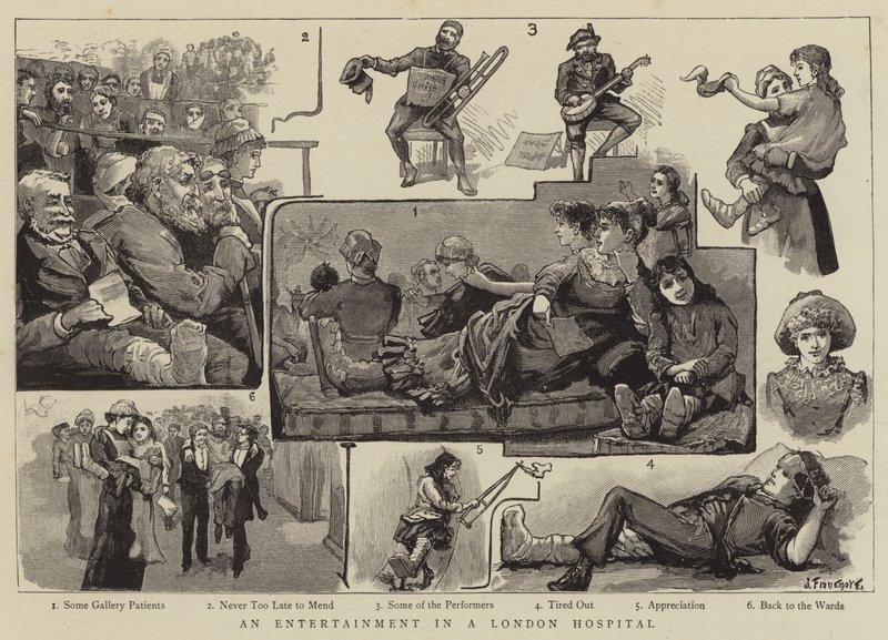 Londra Hastanesinde Bir Eğlence by Joseph Finnemore