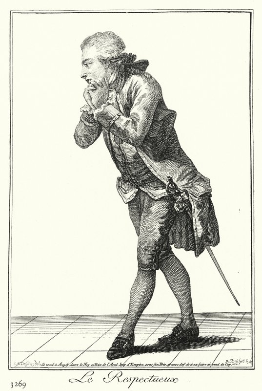 Saygılı Adam (gravür) by Joseph Franz von (after) Goez