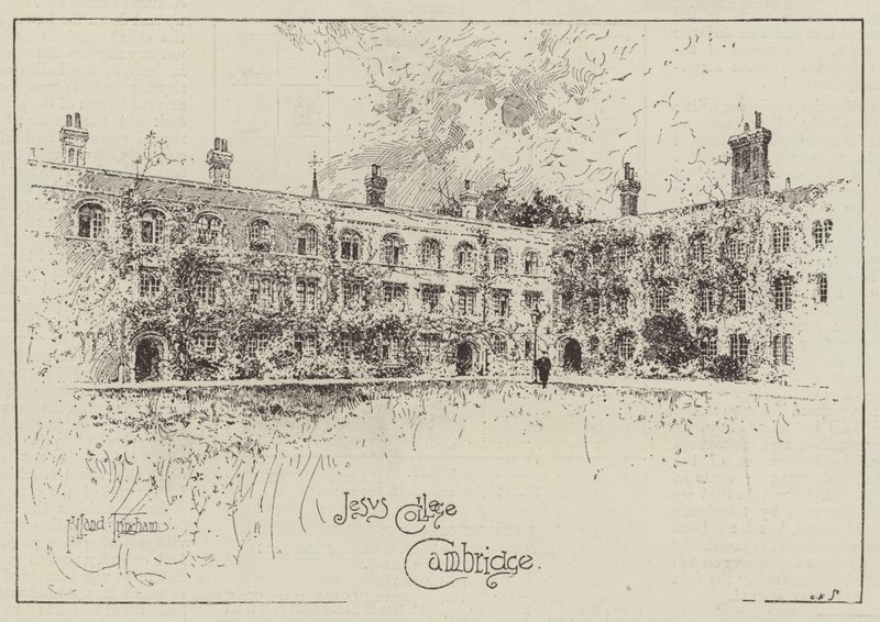 İsa Koleji, Cambridge by Joseph Holland Tringham