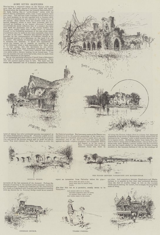ಕೆಲವು ನದಿಯ ರೇಖಾಚಿತ್ರಗಳು ಟರ್ಕಿ by Joseph Holland Tringham