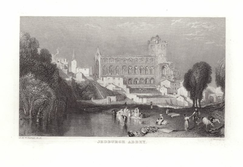 Jedburgh Manastırı by Joseph Mallord William Turner