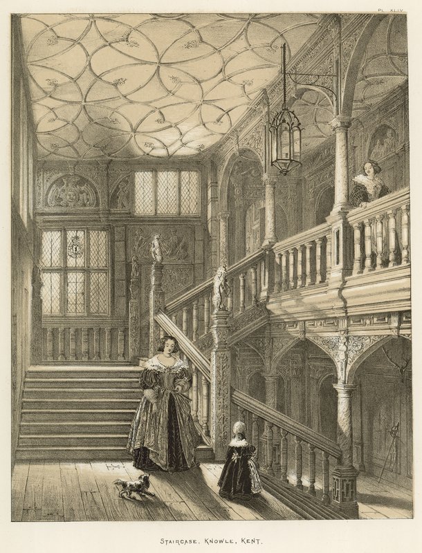 Merdiven, Knowle, Kent by Joseph Nash
