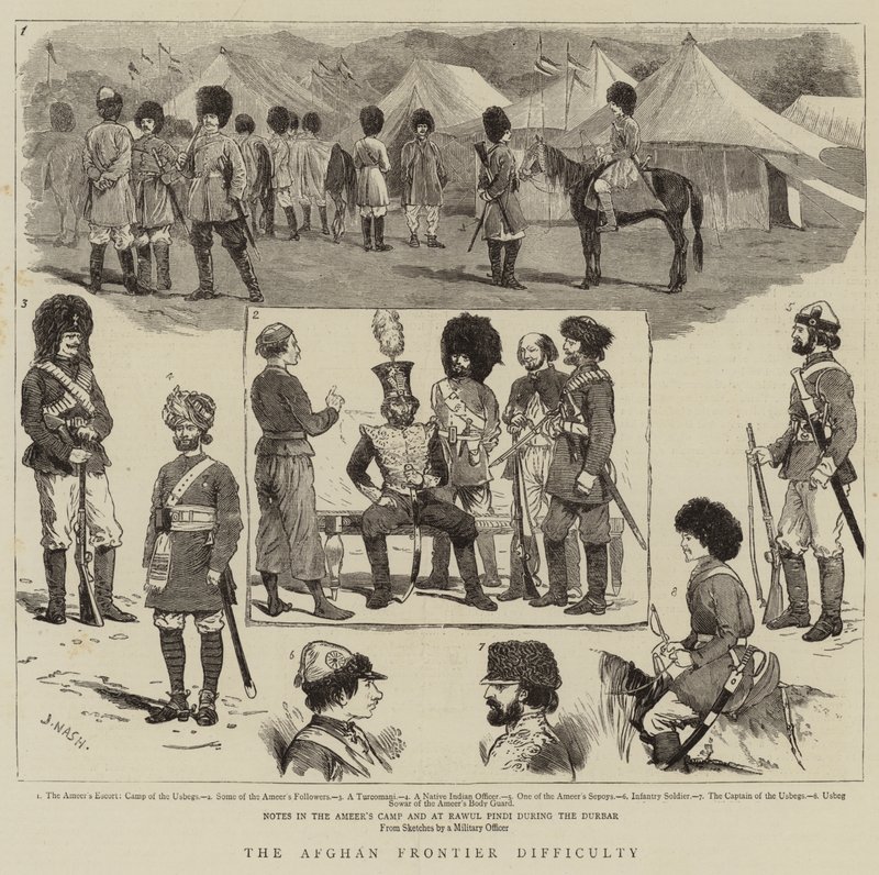 Afgan Sınır Zorluğu by Joseph Nash