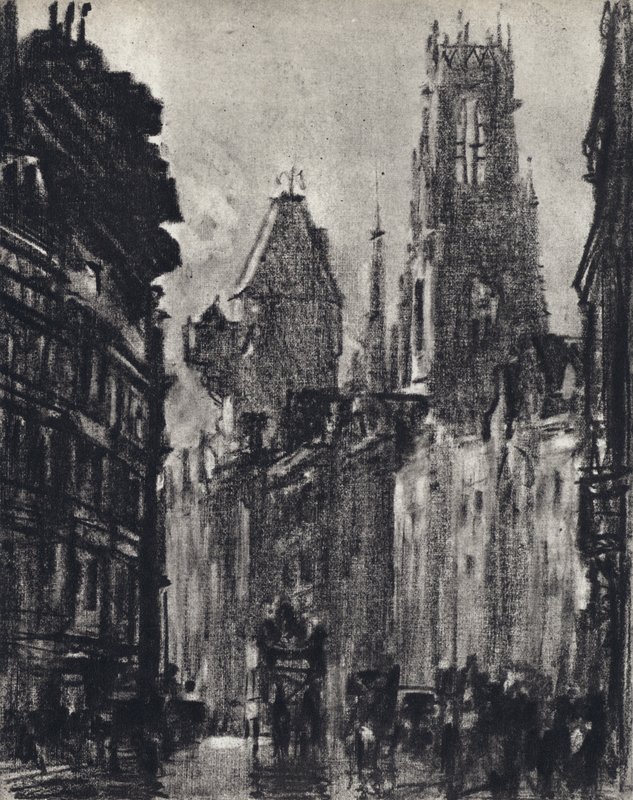 Filo Caddesi by Joseph Pennell