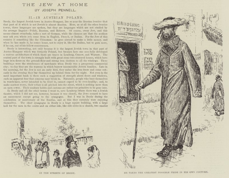 ದಿ ಜ್ಯೂ ಅಟ್ ಹೋಮ್, ಜೋಸೆಫ್ ಪೆನ್ನೆಲ್ ಟರ್ಕ್ ಅವರಿಂದ by Joseph Pennell