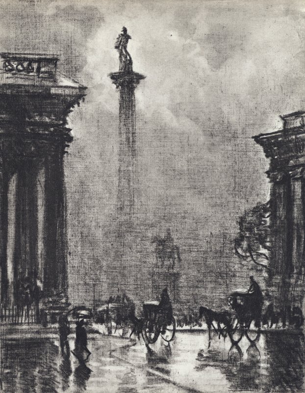 Nelson Sütunu by Joseph Pennell