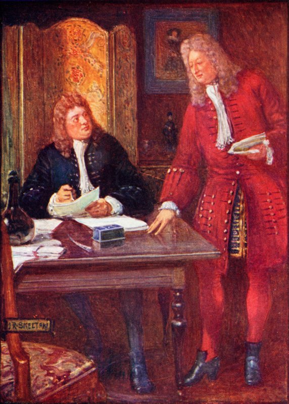 Joseph Addison ve Richard Steele by Joseph Ratcliffe Skelton