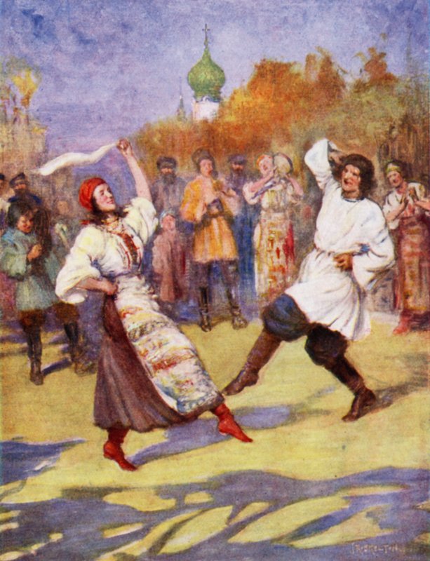 Rus Köylü Dansı by Joseph Ratcliffe Skelton