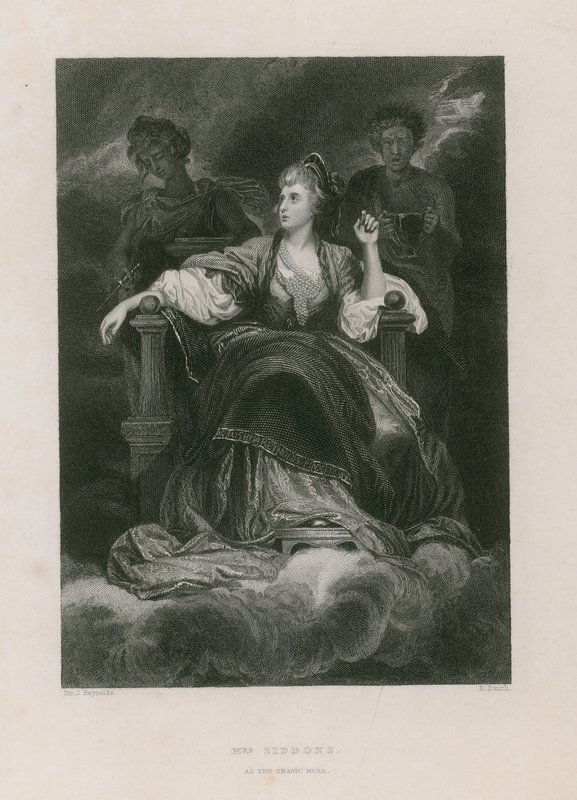 Trajik İlham Perisi olarak Bayan Siddons by Joshua Reynolds