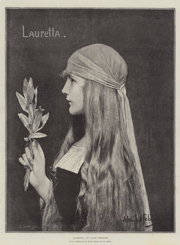 Lauretta by Jules Joseph Lefebvre