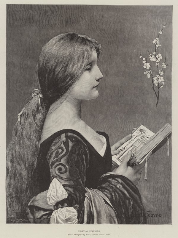 Venedik Akşam Şarkısı by Jules Joseph Lefebvre