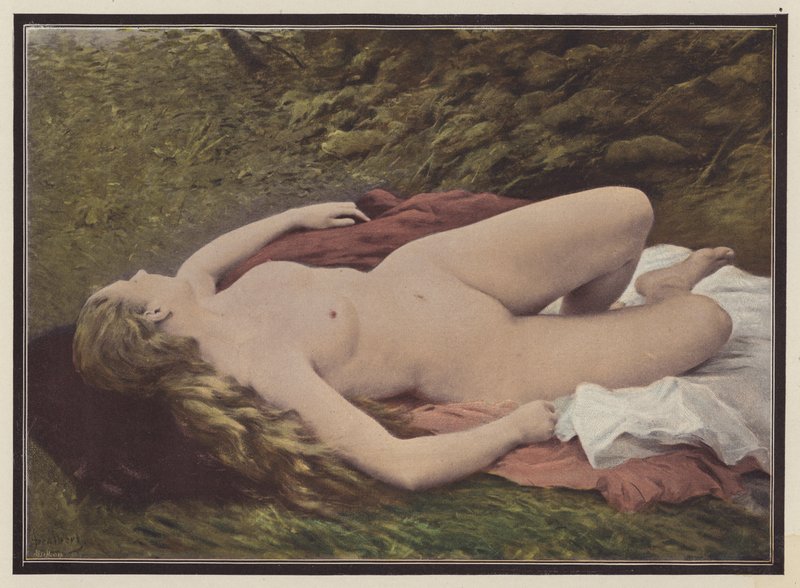 Siesta (renkli taş) by Jules (after) Scalbert