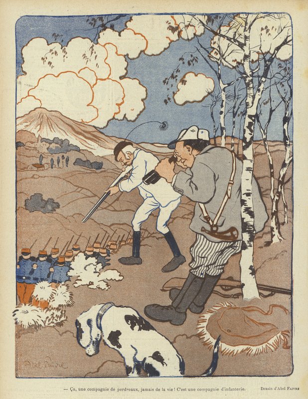 Le Rire için İllüstrasyon by Jules Abel Faivre