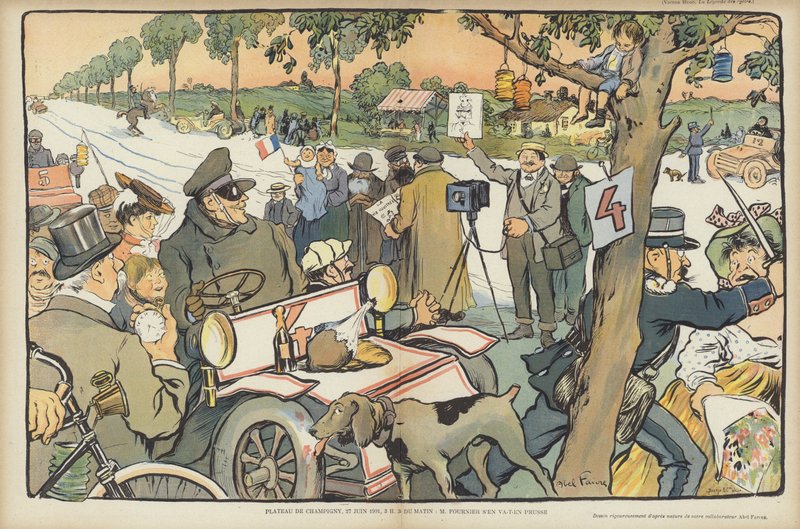 Le Rire için İllüstrasyon by Jules Abel Faivre