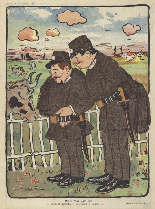 Le Rire için İllüstrasyon by Jules Abel Faivre