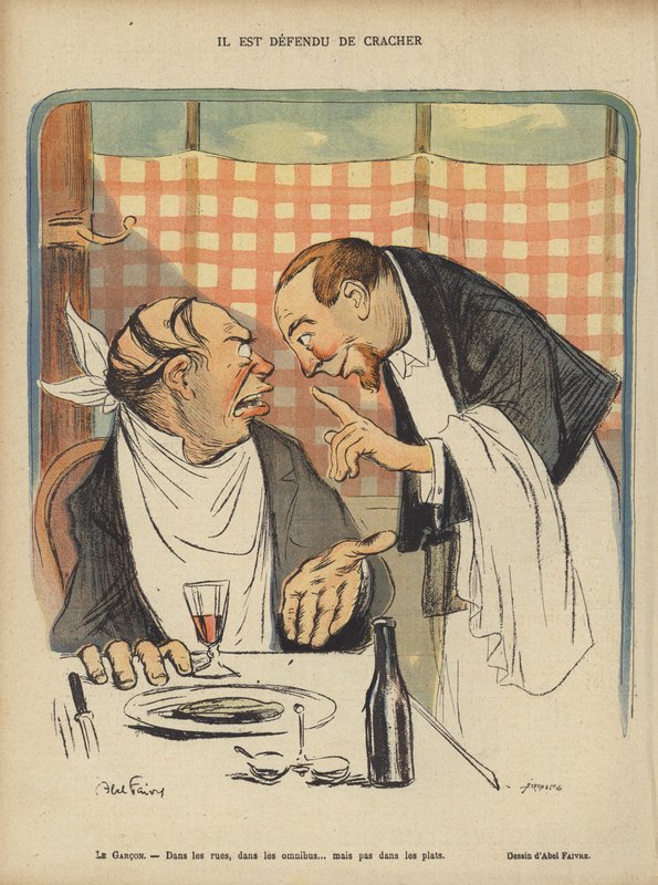 Le Rire için İllüstrasyon by Jules Abel Faivre