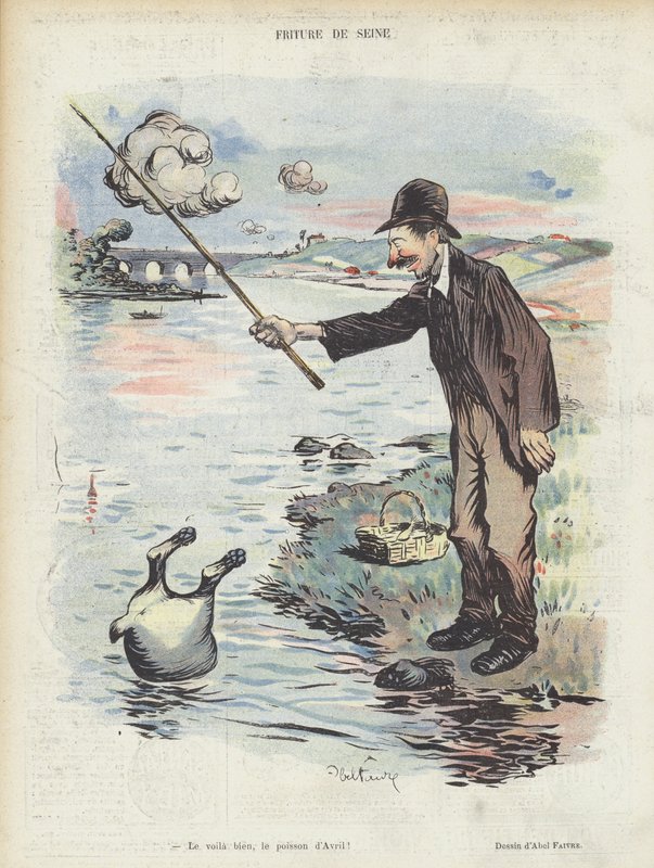 Le Rire için İllüstrasyon by Jules Abel Faivre