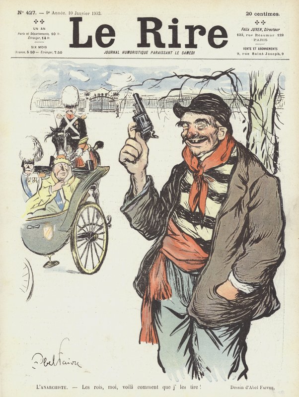 Le Rire için İllüstrasyon by Jules Abel Faivre