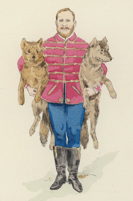 Köpek eğitmeni (renkli taş) by Jules Arsene (after) Garnier
