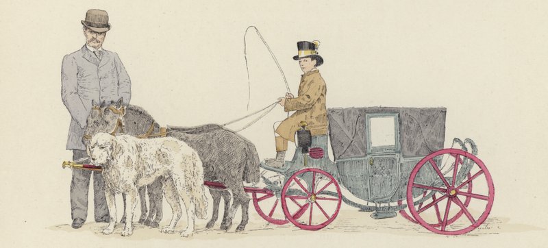 Cücelerin arabası (renkli taş) by Jules Arsene (after) Garnier