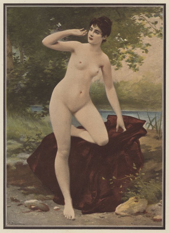 tedbirsiz (renkli taş) by Jules Frederic Ballavoine
