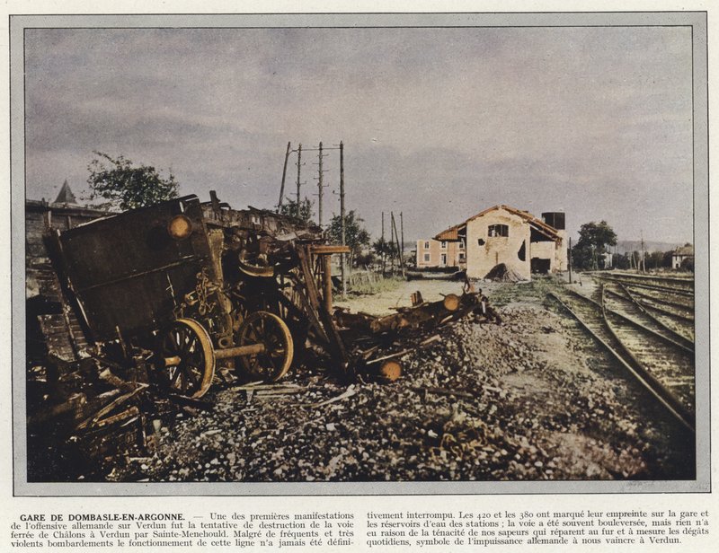 Dombasle-En-Argonne İstasyonu by Jules Gervais Courtellemont