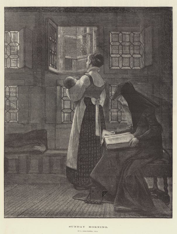 Pazar sabahı by Lawrence Alma Tadema