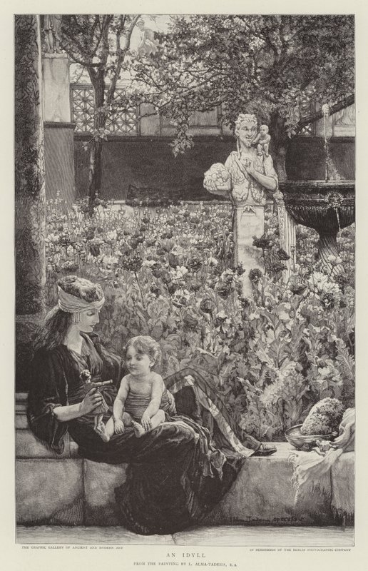 bir idil by Lawrence Alma Tadema
