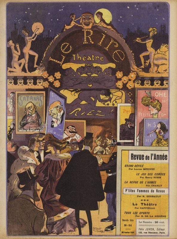 Le Rire için İllüstrasyon by Leonce Burret