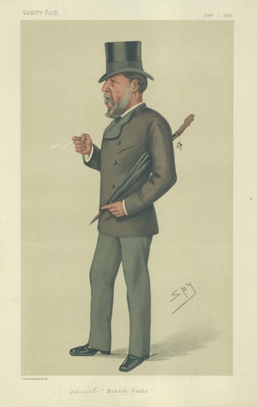 Amiral Augustus Charles Hobart-Hampden by Leslie Matthew Ward