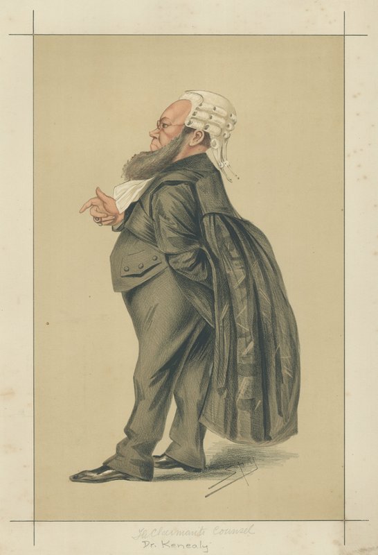 Dr Edward Vaughan Kenealy by Leslie Matthew Ward