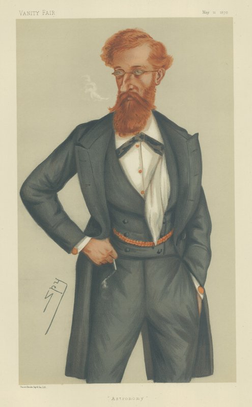 Lord James Lindsay (renkli taş) by Leslie Matthew Ward