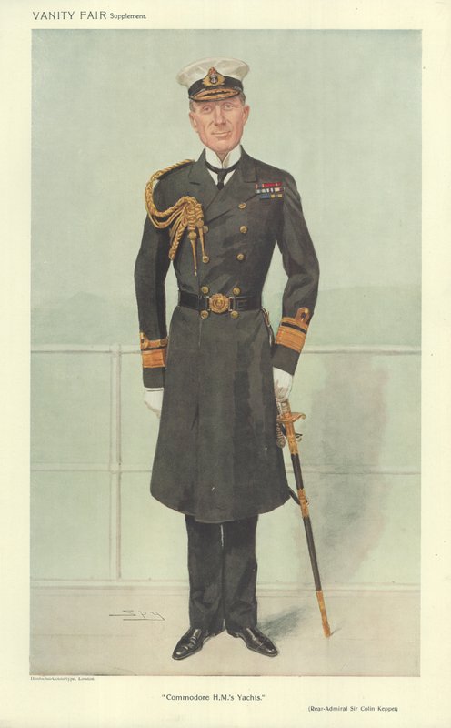 Tuğamiral Sir Colin Keppel by Leslie Matthew Ward