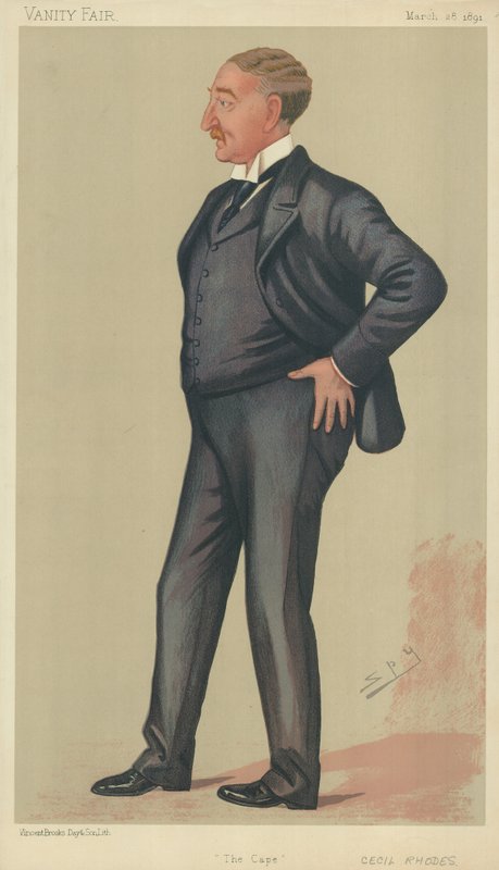 Hon Cecil Rhodes by Leslie Matthew Ward