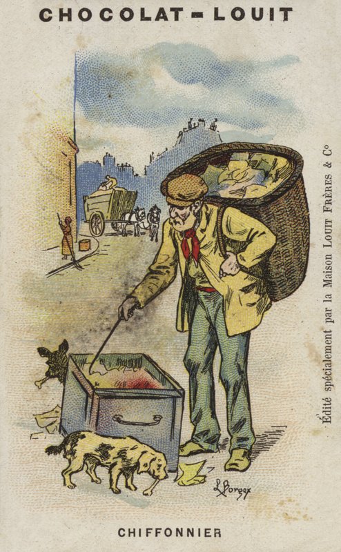 Şifonyer (kromolitho) by Louis Borgex
