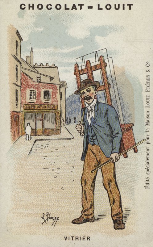 Camcı (kromolitho) by Louis Borgex