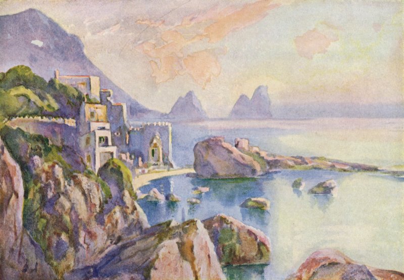 Capri Adası by Louis Burleigh Bruhl